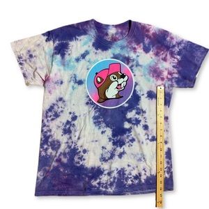 Buc-cee's Tie Dye Purple T Shirt size L